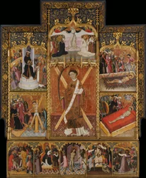 Altartavla med Sankt Vincent